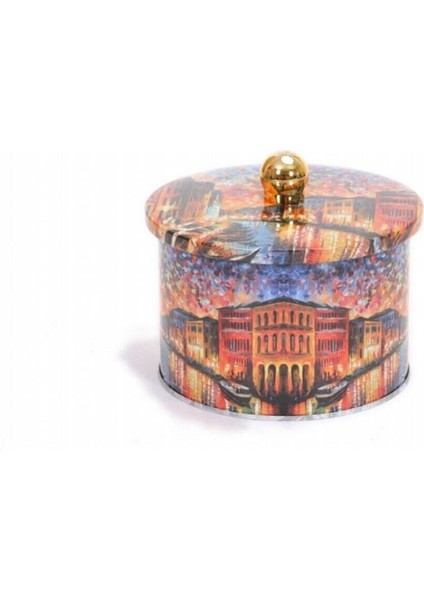 EF141-01 Metal Yuvarlak Kutu 140 x 100 mm Topuz Kulplu 1.7 lt fiyatları