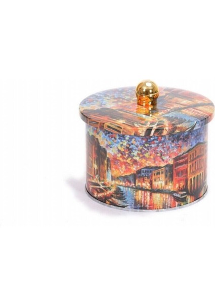 EF141-01 Metal Yuvarlak Kutu 140 x 100 mm Topuz Kulplu 1.7 lt modelleri