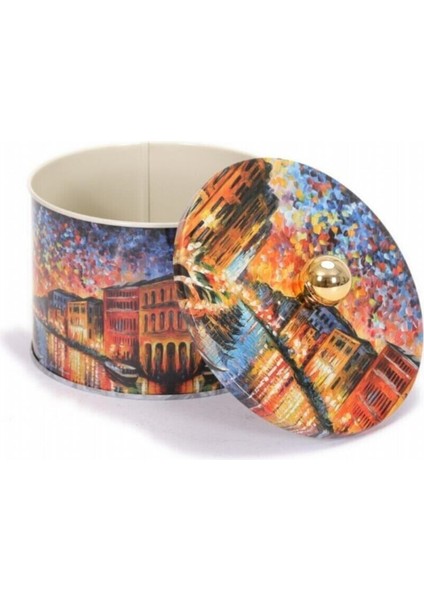 EF141-01 Metal Yuvarlak Kutu 140 x 100 mm Topuz Kulplu 1.7 lt indirimleri