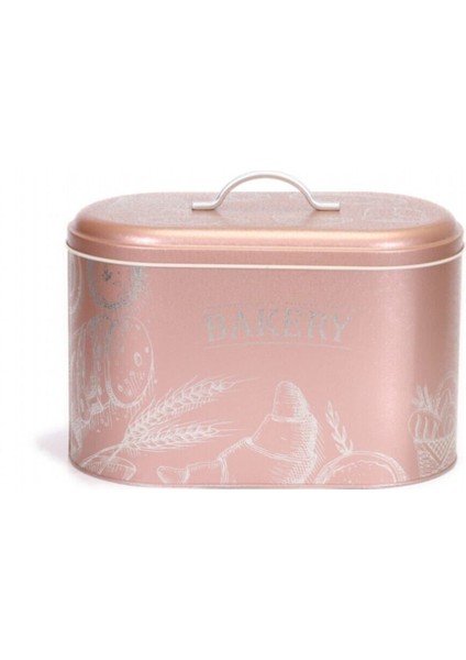 Buğday Ekmek Desenli Metal Ekmek Sepeti 11 lt - Rose modelleri