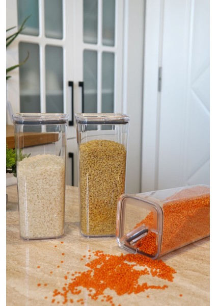 Pratik Kapak Saklama Kabı 3 x 1,2 L modelleri