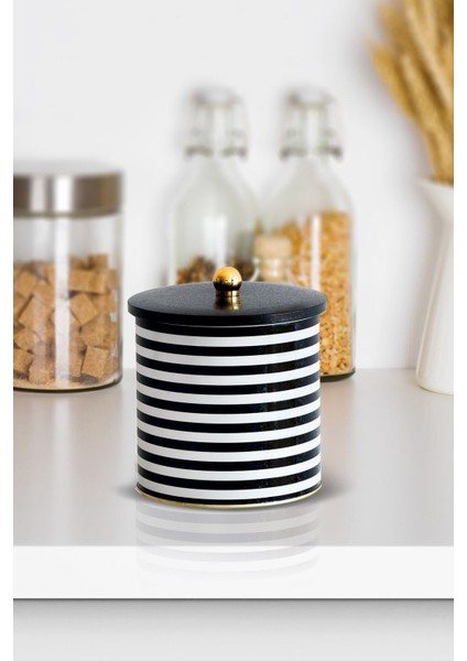 EF147-G9 Metal Yuvarlak Kutu 175 x 180 Mm. Topuz Kulplu 4,5 Lt.