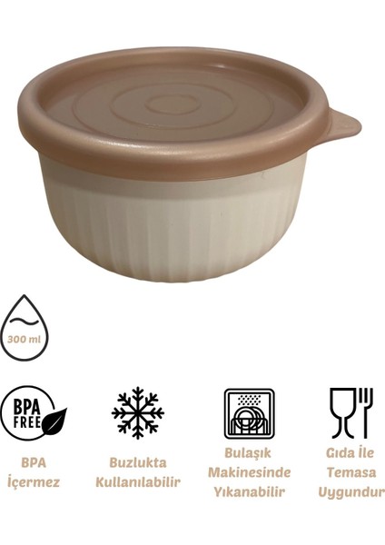 x Vipahmet Vakumlu Saklama Kabı, 0,30 Lt, Kumsal fiyatları