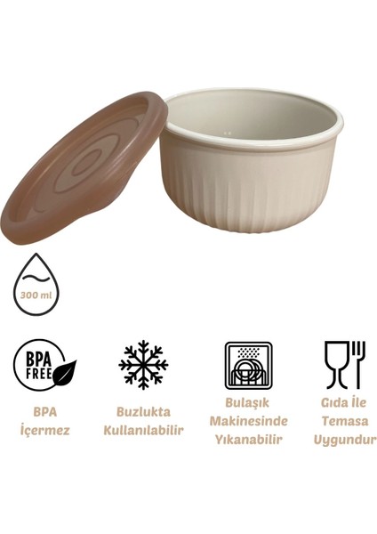 x Vipahmet Vakumlu Saklama Kabı, 0,30 Lt, Kumsal modelleri