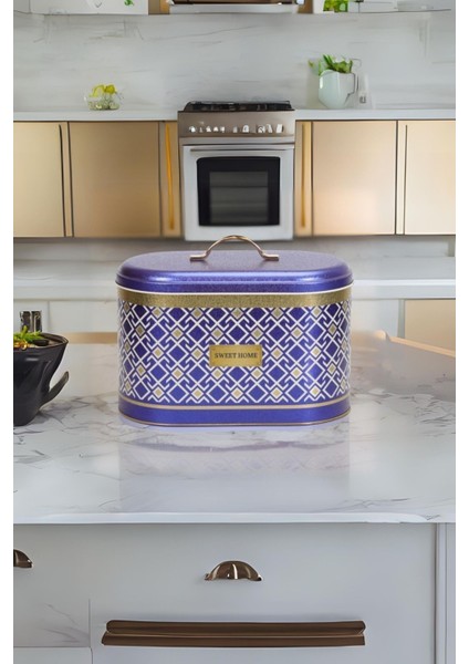 EF002-X1 Metal Oval Ekmek Kutusu 11 lt.