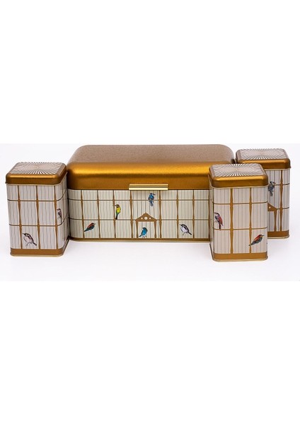 ERB08T7 Menteşeli Ekmek Kutusu 4 Lü Set , Bird Cage fiyatları