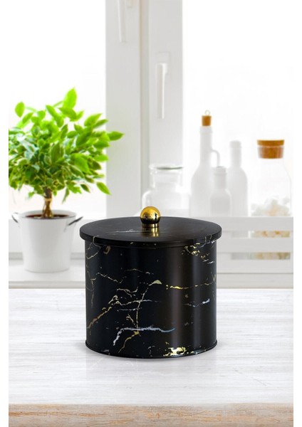 EF146-50 Metal Yuvarlak Kutu 175 x 155 mm Topuz Kulplu 3.9 lt