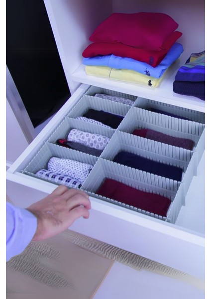 Çekmece Düzenleyici 4'lü 10X40 - Çok Amaçlı Ayarlanabilir Bölmeli Organizer indirimleri