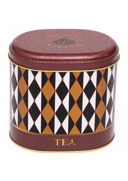 ER004-V7 Circus Tea Desenli Oval Metal Saklama Kabı 11X15 cm fiyatları