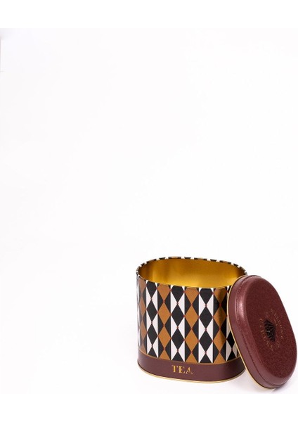 ER004-V7 Circus Tea Desenli Oval Metal Saklama Kabı 11X15 cm modelleri