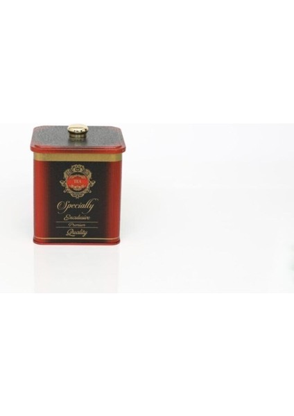 Special Desenli Kare Çok Amaçlı Metal Erzak Saklama Kabı 2.1 lt - Kırmızı fiyatları