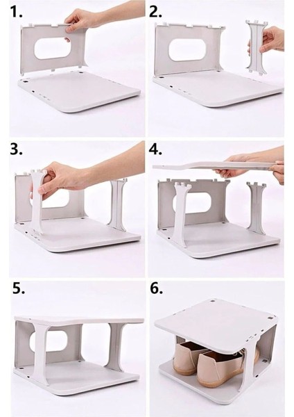 5 Katlı Modüler Ayakkabılık, Ayakkabı Düzenleyici, Ayakkabı Rafı fırsatları