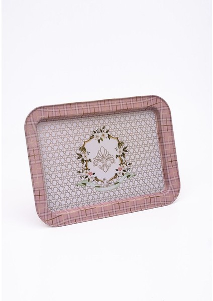 EE169-U7 Rosy Desenli Dikdörtgen Tepsi 32X43 cm modelleri