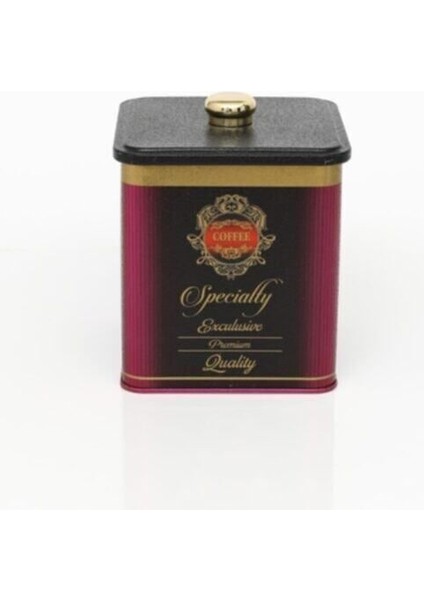 Special Desenli Kare Çok Amaçlı Metal Erzak Saklama Kabı 2.1 lt - Pembe fiyatları