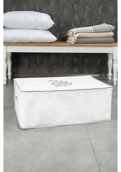 1 Adet Baskılı Ipli Yastık Kıyafet Hurcu 52 x 28 x 22 cm