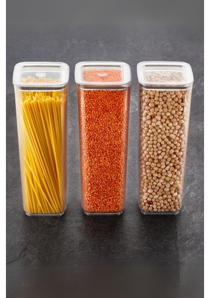 Sude Kare Saklama Kabı 3 x 2 Litre