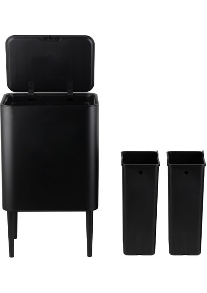 VP-513 Nova Bölmeli Çıkarılabilir Metal Çöp Kovası 26 Lt modelleri