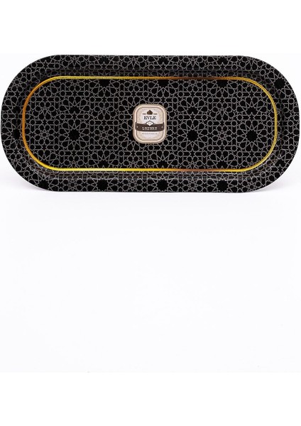 EE168-V2 Trellis Desenli Oval Tepsi 16X35 cm