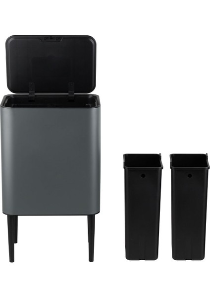 Nova Bölmeli Çıkarılabilir Metal Çöp Kovası 26 Lt VP-513 modelleri