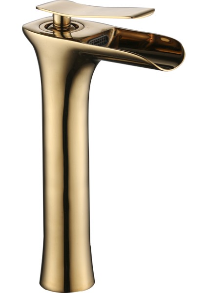 Şelale Çanak Banyo Lavabo Bataryası Gold (Hediyeniz Açıklama Kısmındadır !!! )
