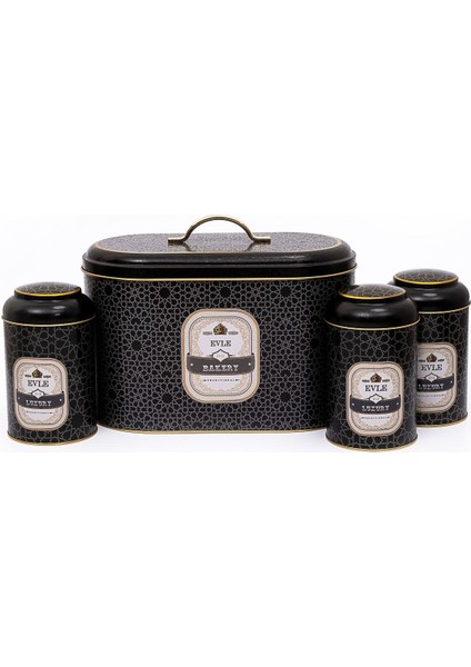 ERB02V2 Oval Ekmek Kutusu 4 Lü Set, Trellis fiyatları