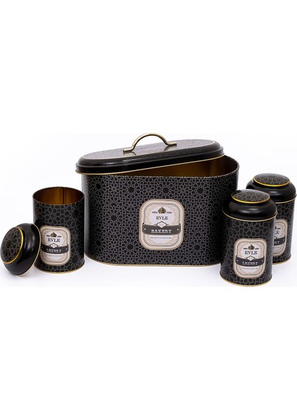 ERB02V2 Oval Ekmek Kutusu 4 Lü Set, Trellis modelleri