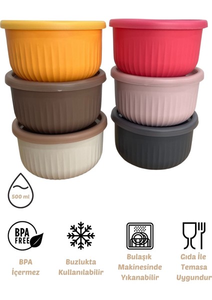 x Vipahmet Vakumlu Saklama Kabı 6'lı Set, 0,50 Lt fırsatları