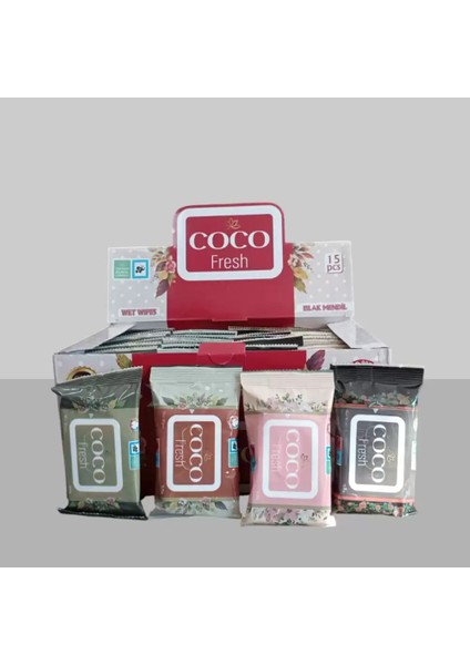 Islak Mendil 36'lı Kutu - Renkli