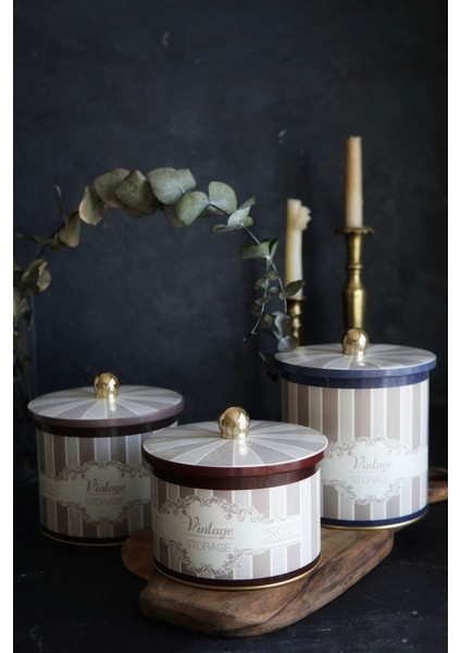 ERB30V5 Yuvarlak Kutu Ø140, Topuz Kulp, 3 Lü Set, Elegance fiyatları