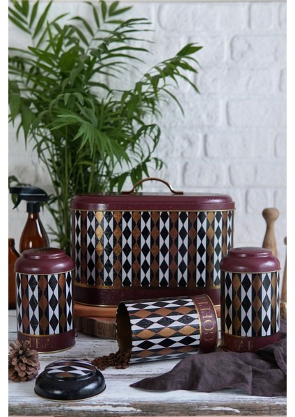 Erb02t8 Oval Ekmek Kutusu 4 Lü Set, Circus