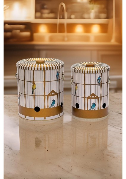 ERB23T7 Patates-Soğan Saklama Kabı 2 Li Set, Bird Cage