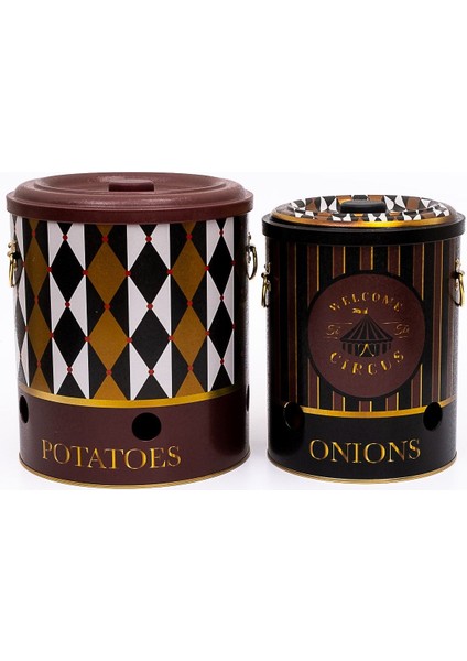 ERB23T8 Patates-Soğan Saklama Kabı 2 Li Set, Circus fiyatları