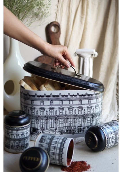 ERB02T9 Oval Ekmek Kutusu 4 Lü Set, City