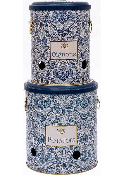 ERB23T6 Patates-Soğan Saklama Kabı 2 Li Set, Azulejos fırsatları
