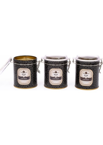 ERB18V2 Silindir Saklama Kabı Kilitli Ø105 3 Lü Set, Trellis modelleri