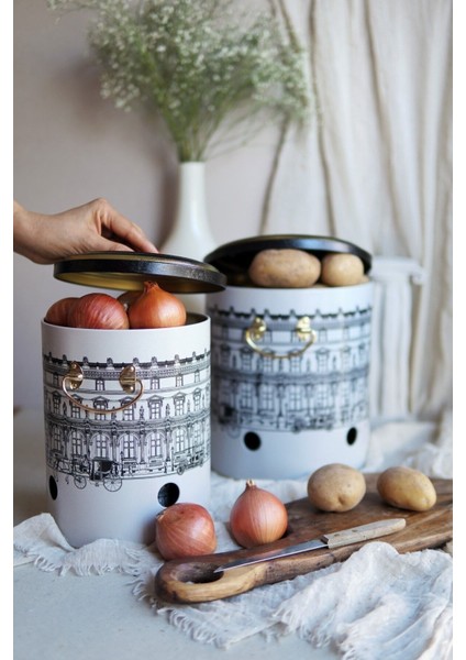 ERB23T9 Patates-Soğan Saklama Kabı 2 Li Set, City fiyatları