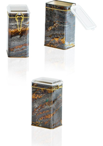 Dikdörtgen Kilitli Saklama Kabı 3'lü Set 75 x 100 x 150 Cm. Rock & Gold fırsatları