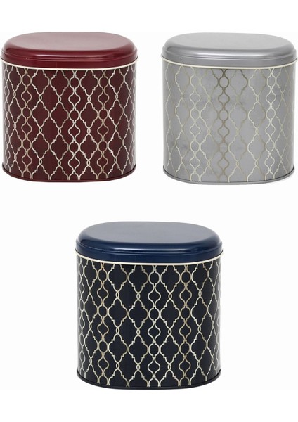 Trellis Old 3'lü Set Oval Saklama Kabı 108X150X130 mm 1,7 Lt EFB07H7