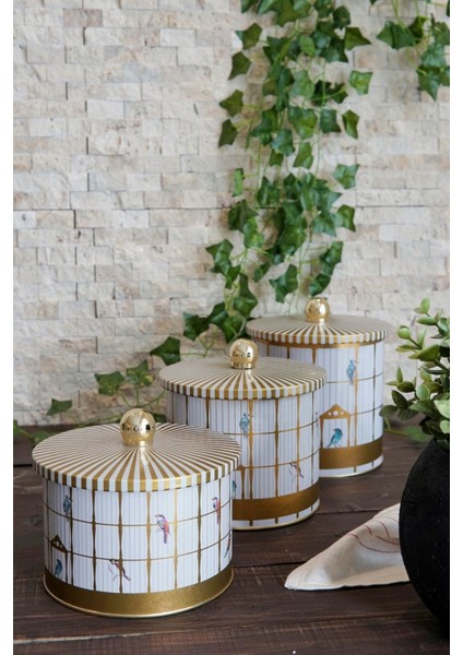 ERB30T7 Yuvarlak Kutu Ø140, Topuz Kulp, 3 Lü Set, Bird Cage fiyatları