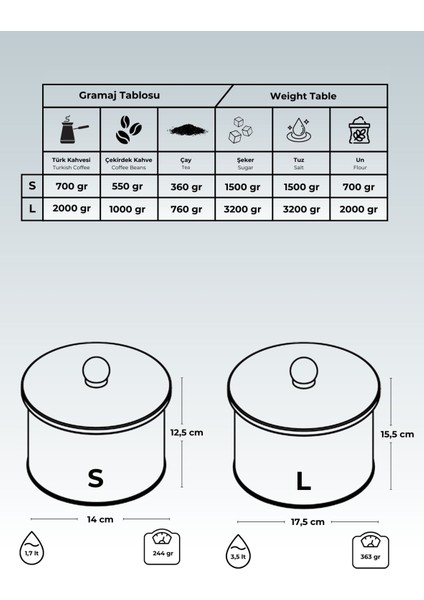 ERB45U7 Ø175, Ø140 Çap Topuz Kulplu 2 Li Set H:125, H:155, Rosy fırsatları