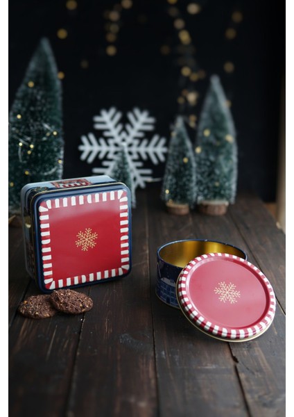 3 Lü Yılbaşı Set, 15.8 x 15.8 x 8 Cm, Ø14 x 7 Cm, Ø31.5 cm Tepsi, Tart fırsatları
