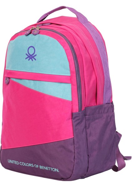 . Mor-Fuşya Color Blocking Kız Çocuk Sırt Çantası fiyatları