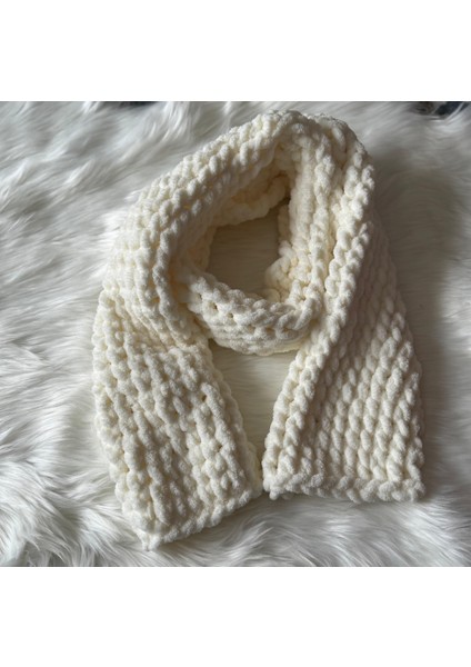 El Örgüsü Puffy Atkı