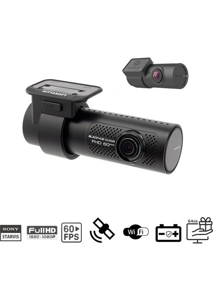 DR750X-2CH Plus 60 Fps Wi-Fi Modemsiz Fullhd Araç Kamerası fiyatları