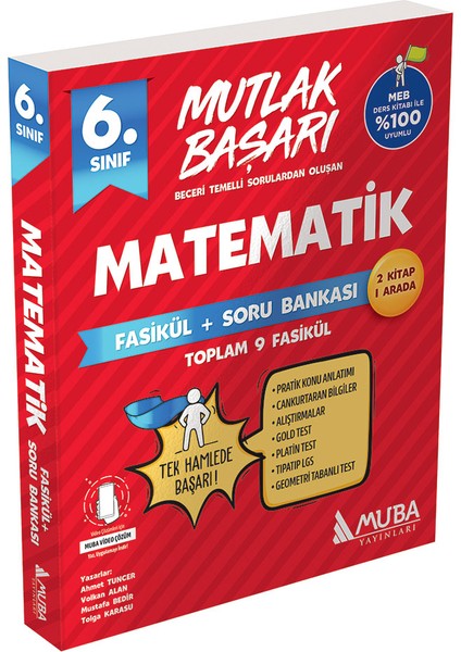 2051 - MB 6.sınıf Matematik Fasikül+Soru Bankası