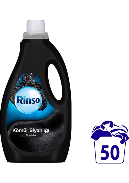 Sıvı Çamaşır Deterjanı Komple Bakım Serisi Kömür Siyahlığı Siyahlar 2.5 L