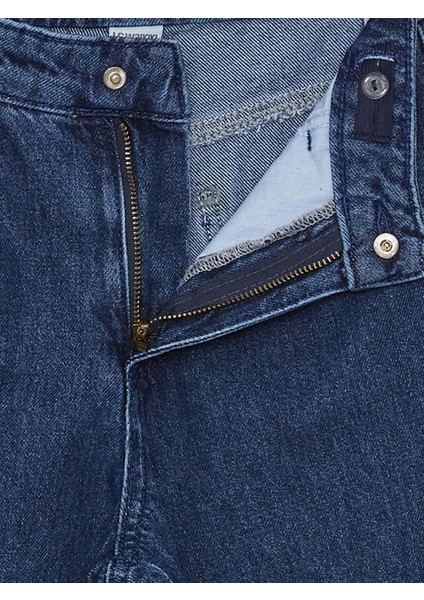 Lcw Kids Indigo Mom Fit Kız Çocuk Jean Pantolon fiyatları