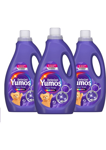 Sıvı Bakım Deterjanı Yoğun Terapi Tüm Renkliler 50 Yıkama 2500 ml X3 fiyatları