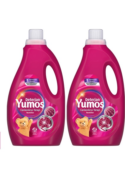 Sıvı Bakım Deterjanı Canlandırıcı Terapi Renkliler 50 Yıkama 2500 ml X2 fiyatları