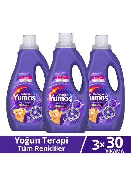 Sıvı Bakım Deterjanı Yoğun Terapi Tüm Renkliler 30 Yıkama 1500ML X3